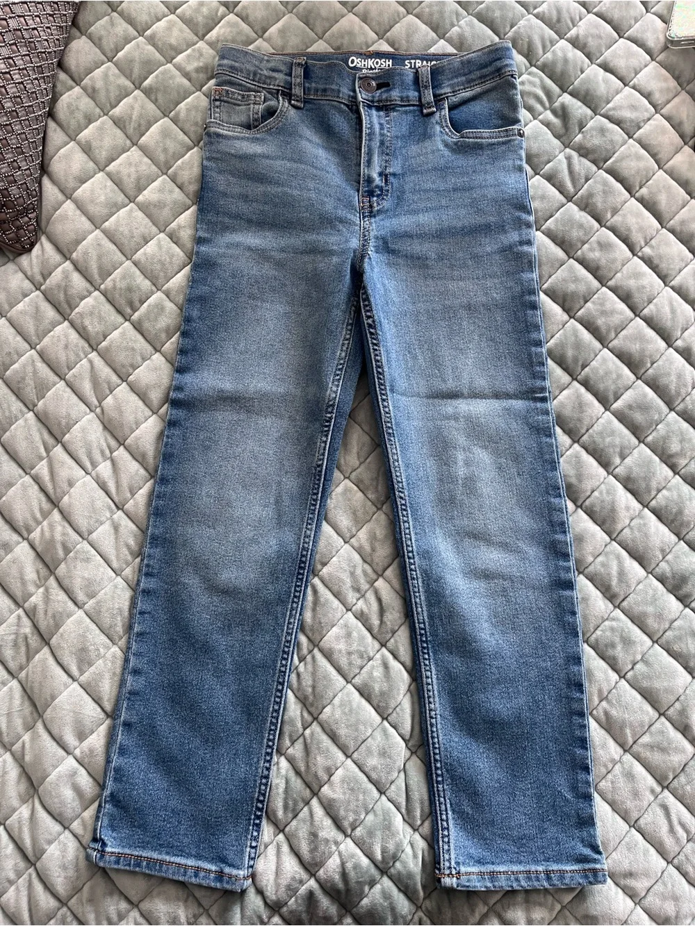 NEW OshKosh Denim Straight Jeans Size 8